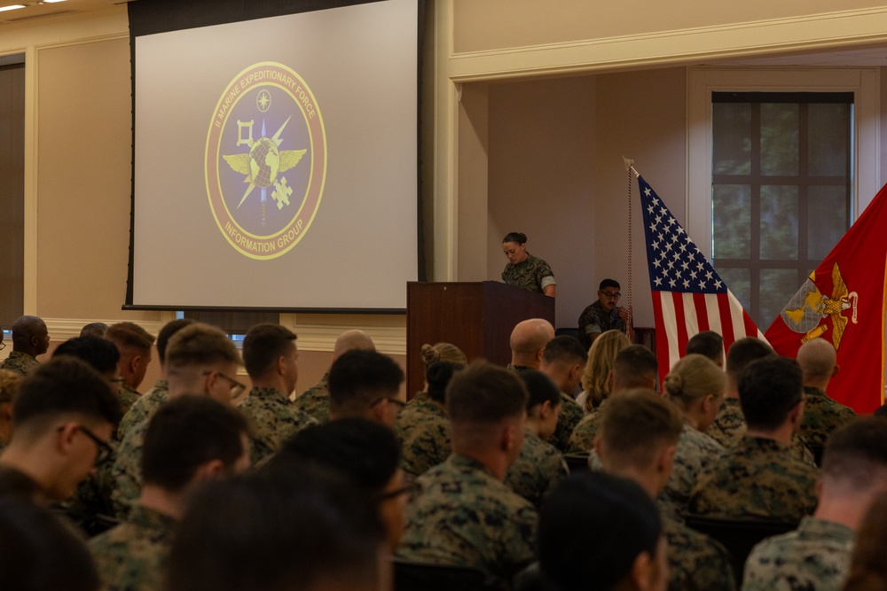 II Marine Expeditionary Force Information Group Insignia Change