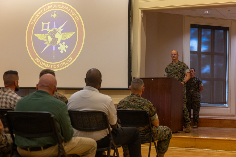 II Marine Expeditionary Force Information Group Insignia Change