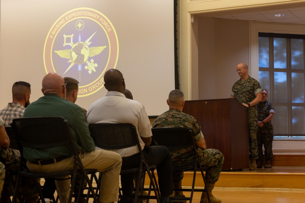 II Marine Expeditionary Force Information Group Insignia Change