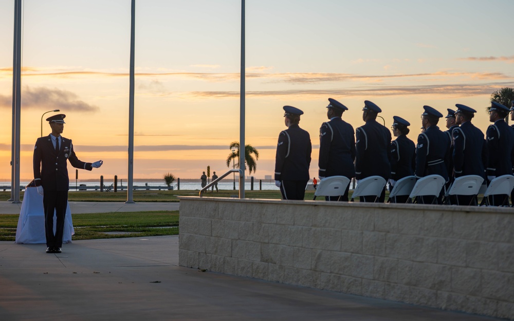 Bearing the flag with pride: MacDill AFB Honor Guard induction ceremony
