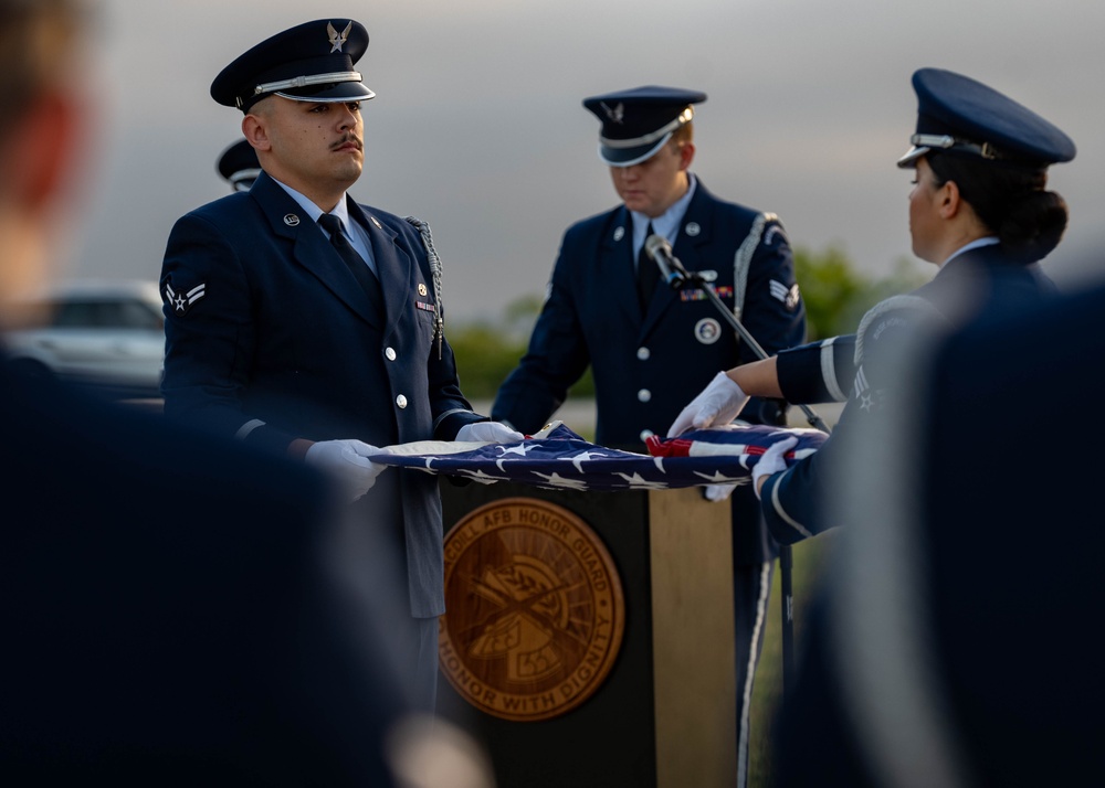 Bearing the flag with pride: MacDill AFB Honor Guard induction ceremony