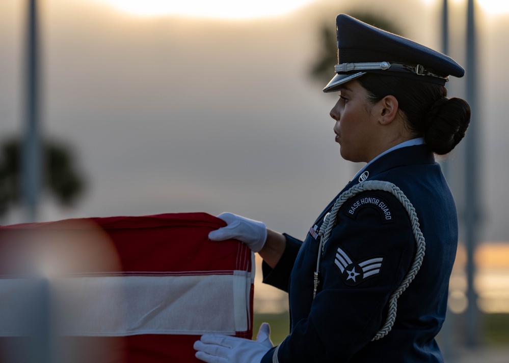 Bearing the flag with pride: MacDill AFB Honor Guard induction ceremony