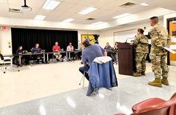 Fort McCoy leaders engage in November 2025 meeting of local school board