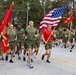 Marine Corps Combat Service Support Schools celebrates the 250th birthday of the Marine Corps with a motivational run