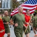 Marine Corps Combat Service Support Schools celebrates the 250th birthday of the Marine Corps with a motivational run