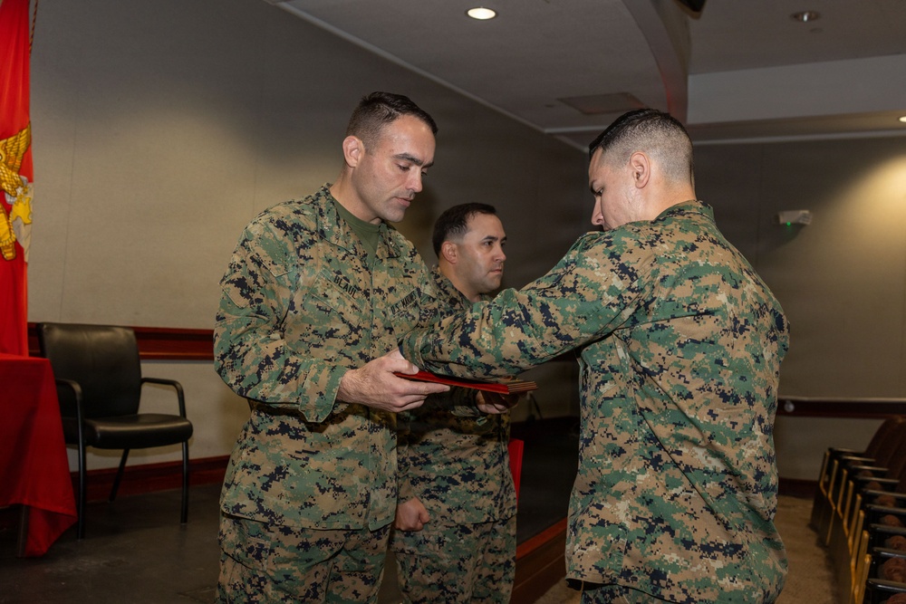 Marine with GSS recognized as the National Defense Transportation Association Logistics Transportation Instructor of the Year