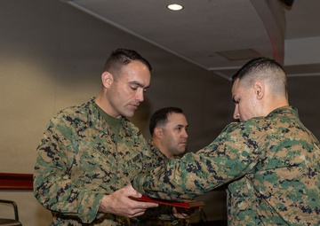 Marine with GSS recognized as the National Defense Transportation Association Logistics Transportation Instructor of the Year