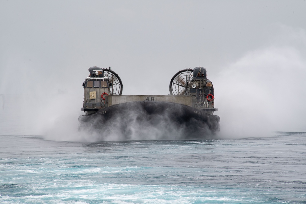 Boxer Conducts Well Deck Operations