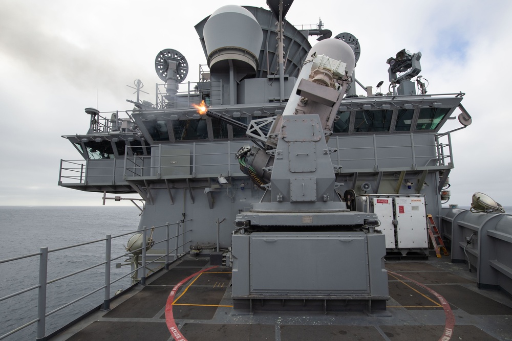 Boxer Conducts CIWS Fire