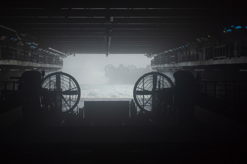 Boxer Conducts Well Deck Operations