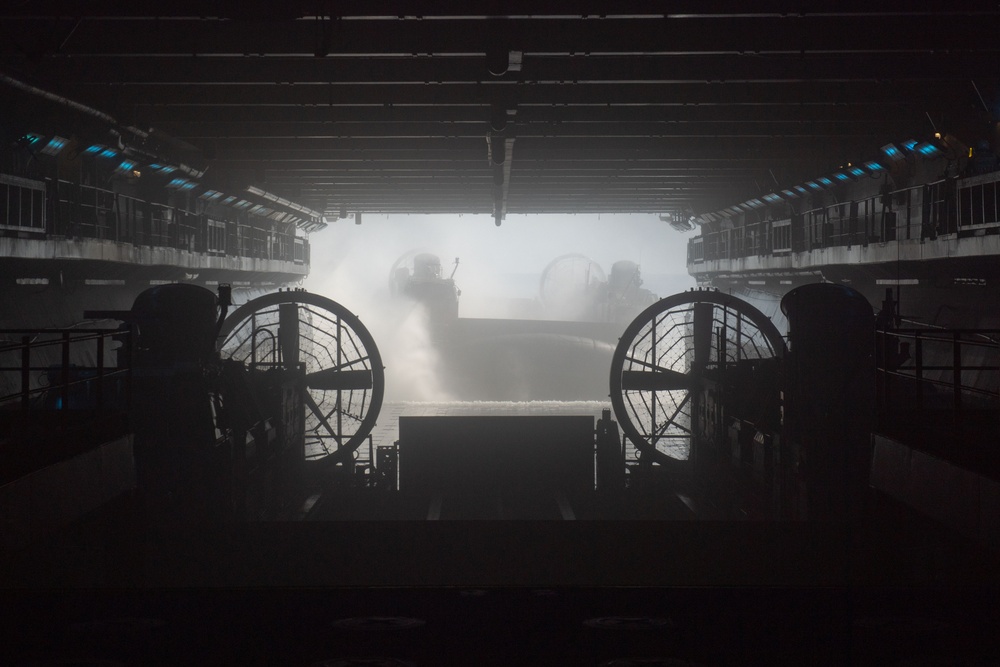 Boxer Conducts Well Deck Operations