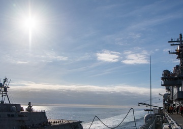 USS Boxer conducts a FAS with USS Charleston