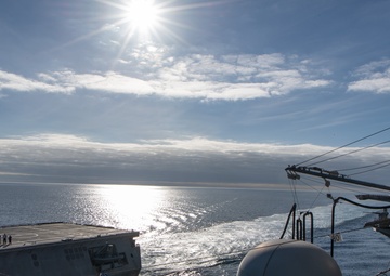 USS Boxer conducts a FAS with USS Charleston