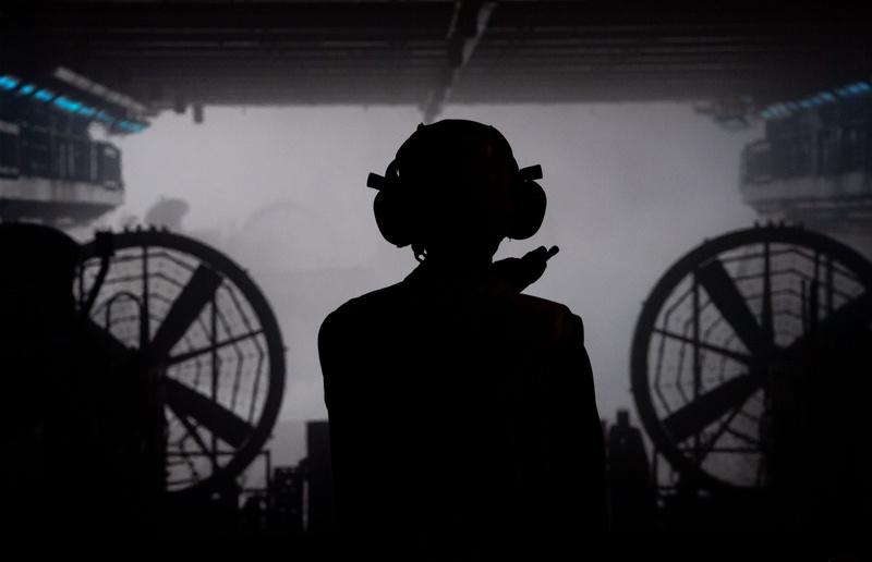 Boxer conducts well deck operations