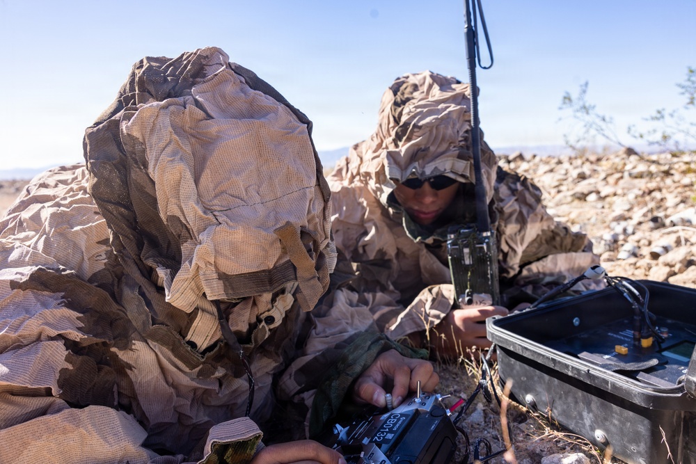 Marines with 3rd Bn., 7th Marines, 3rd LAR, conduct drone strike to commence Range 400