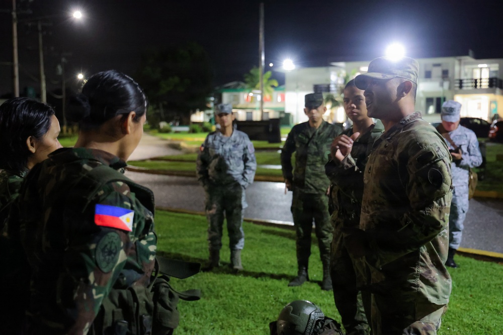 Philippine ROTC Cadets train with University of Guam Cadets under State Partnership Program