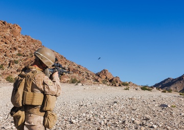 Marines with 3rd Bn., 7th Marines, 1st CEB, conduct company attacks during Range 400