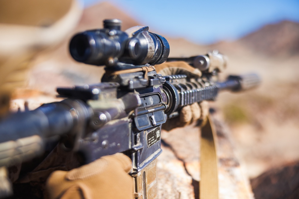 Marines with 3rd Bn., 7th Marines, 1st CEB, conduct company attacks during Range 400