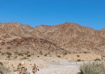 Marines with 3rd Bn., 7th Marines, 1st CEB, conduct company attacks during Range 400