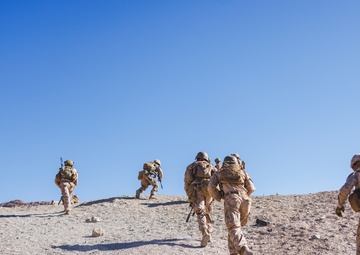 Marines with 3rd Bn., 7th Marines, 1st CEB, conduct company attacks during Range 400