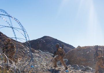 Marines with 3rd Bn., 7th Marines, 1st CEB, conduct company attacks during Range 400