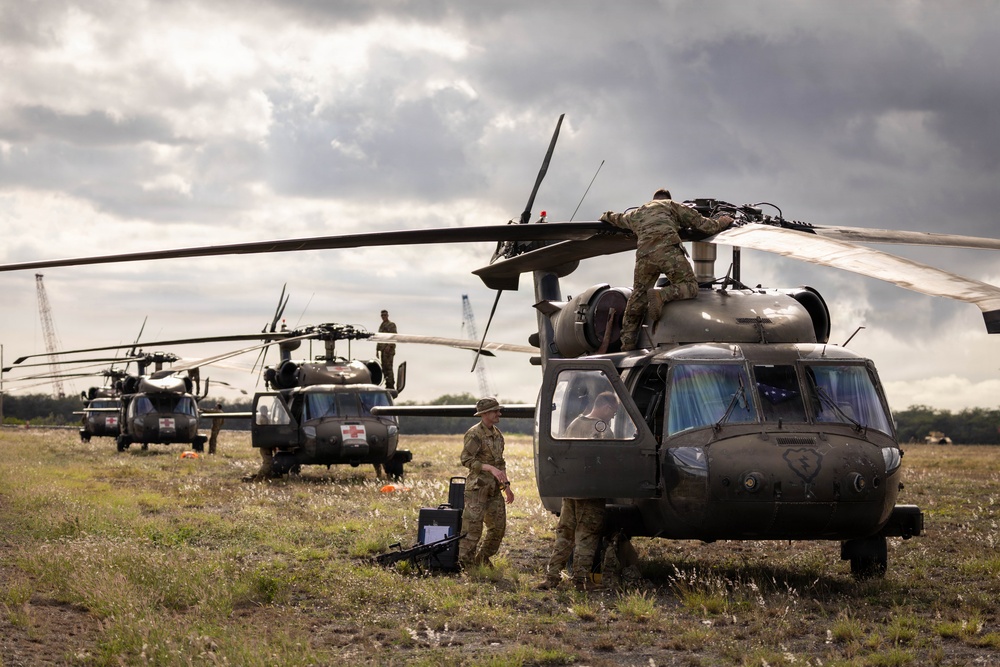 25th Combat Aviation Brigade Executes a Long Range Maritime Air Assault During Joint Pacific Multinational Readiness Center Rotation 26-01