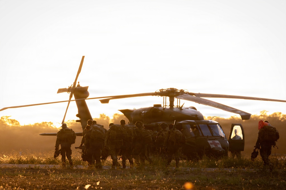 25th Combat Aviation Brigade Executes a Long Range Maritime Air Assault During Joint Pacific Multinational Readiness Center Rotation 26-01