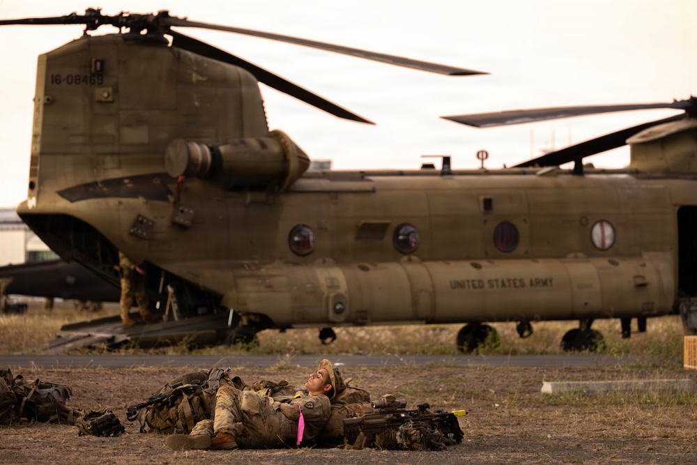 25th Combat Aviation Brigade Executes a Long Range Maritime Air Assault During Joint Pacific Multinational Readiness Center Rotation 26-01