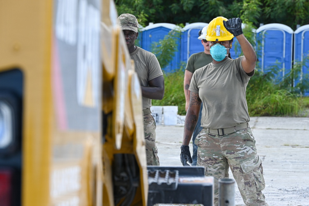 Joint, bilateral airfield damage repair training with U.S. Marines, U.S. Air Force,  during Resolute Dragon 25