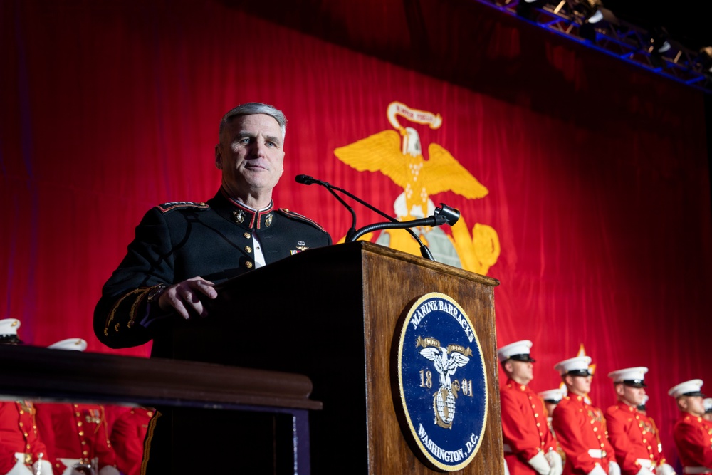 VCJCS attends 250th Marine Corps Birthday Ball hosted by Marine Barracks Washington D.C.