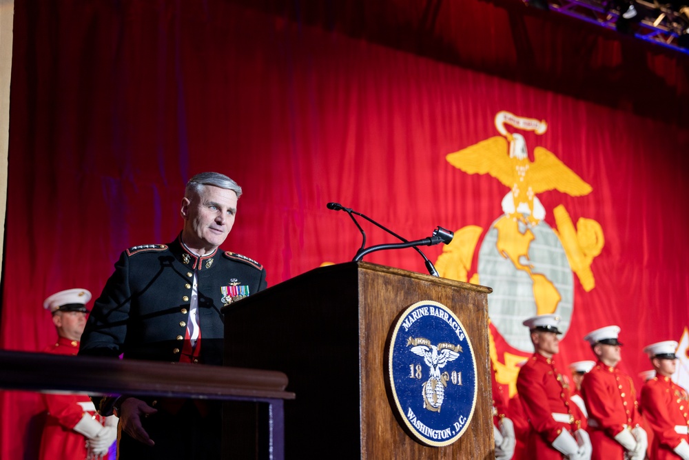 VCJCS attends 250th Marine Corps Birthday Ball hosted by Marine Barracks Washington D.C.