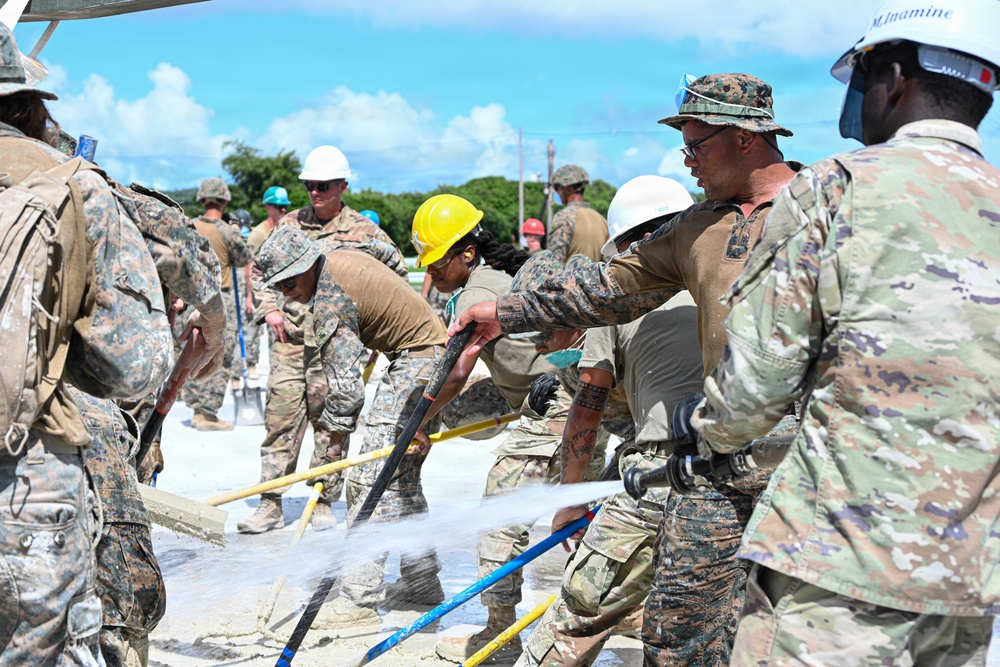Joint, bilateral airfield damage repair training with U.S. Marines, U.S. Air Force,  during Resolute Dragon 25