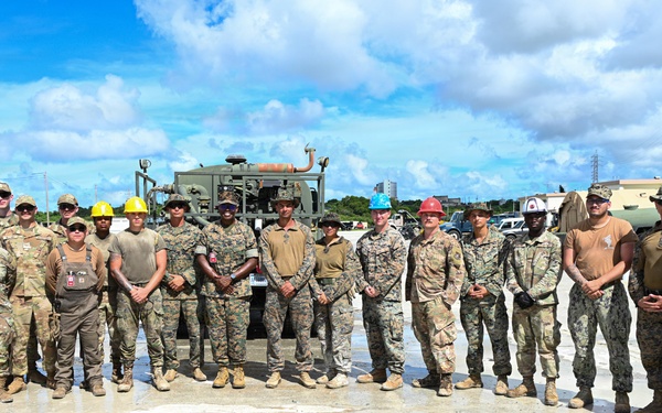 Joint, bilateral airfield damage repair training with U.S. Marines, U.S. Air Force,  during Resolute Dragon 25