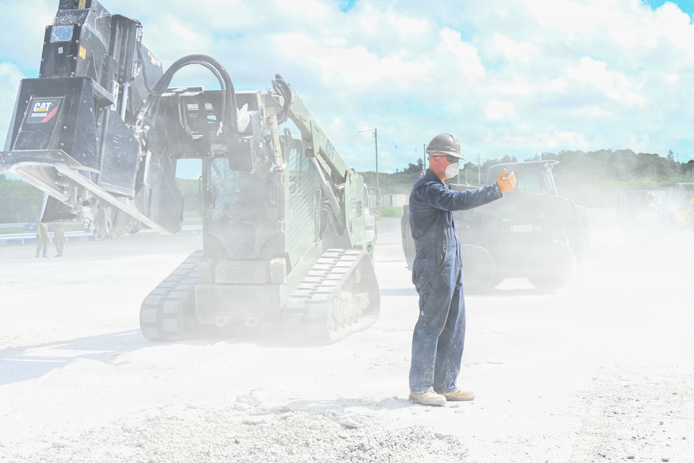 Joint, bilateral airfield damage repair training with U.S. Marines, U.S. Air Force,  during Resolute Dragon 25