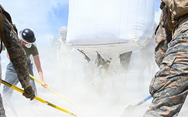 Joint, bilateral airfield damage repair training with U.S. Marines, U.S. Air Force,  during Resolute Dragon 25