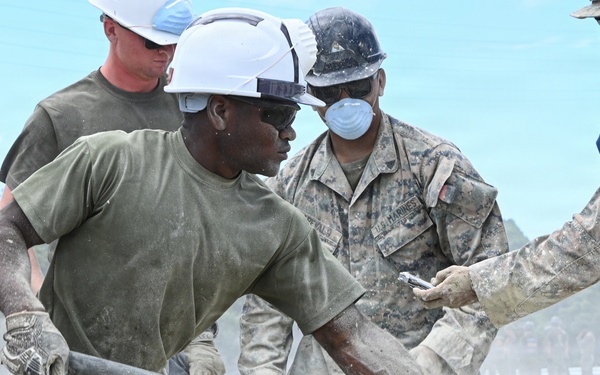 Joint, bilateral airfield damage repair training with U.S. Marines, U.S. Air Force,  during Resolute Dragon 25