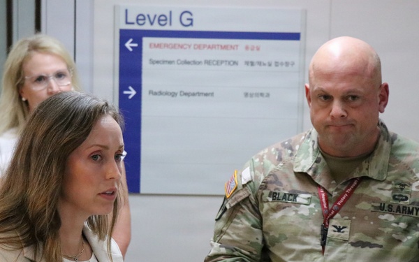 Dr. Driscoll's Visit to Brian D. Allgood Army Community Hospital