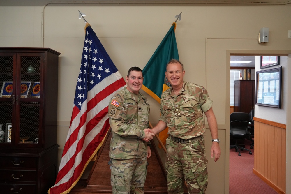 3d Multi-Domain Task Force Hosts United Kingdom Defense Attaché