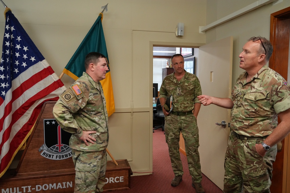 3d Multi-Domain Task Force Hosts United Kingdom Defense Attaché
