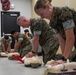 Marines and Sailors with Camp Blaz conduct AED and CPR training
