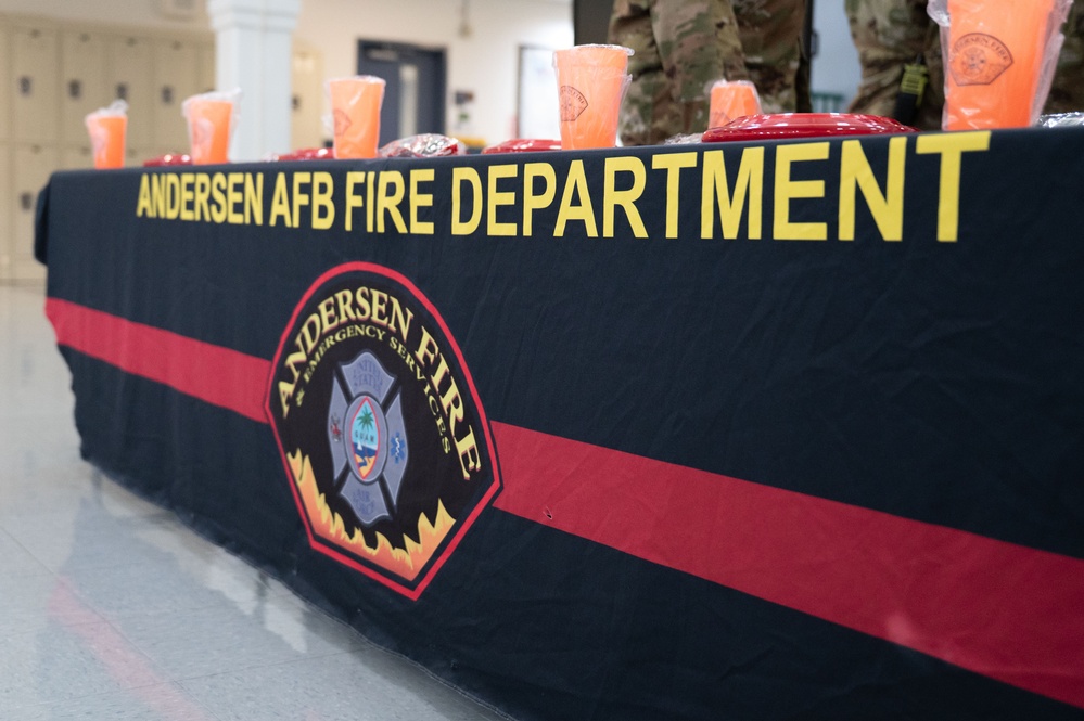 Andersen Fire Department hosts 2025 Fire Prevention Week Pep Rally