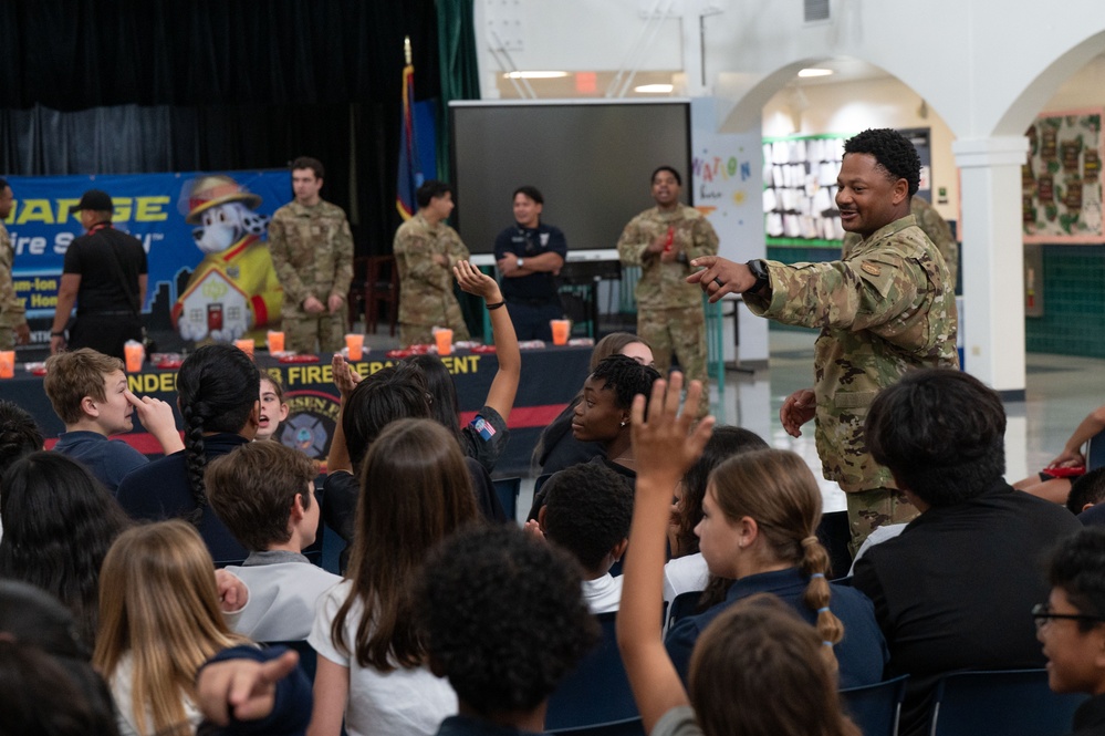 Andersen Fire Department hosts 2025 Fire Prevention Week Pep Rally