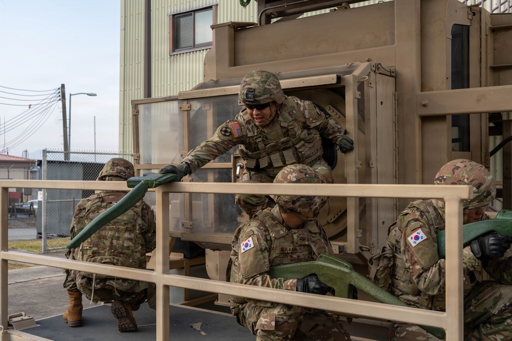 665th MCT Conducts HEAT Training at Camp Carroll