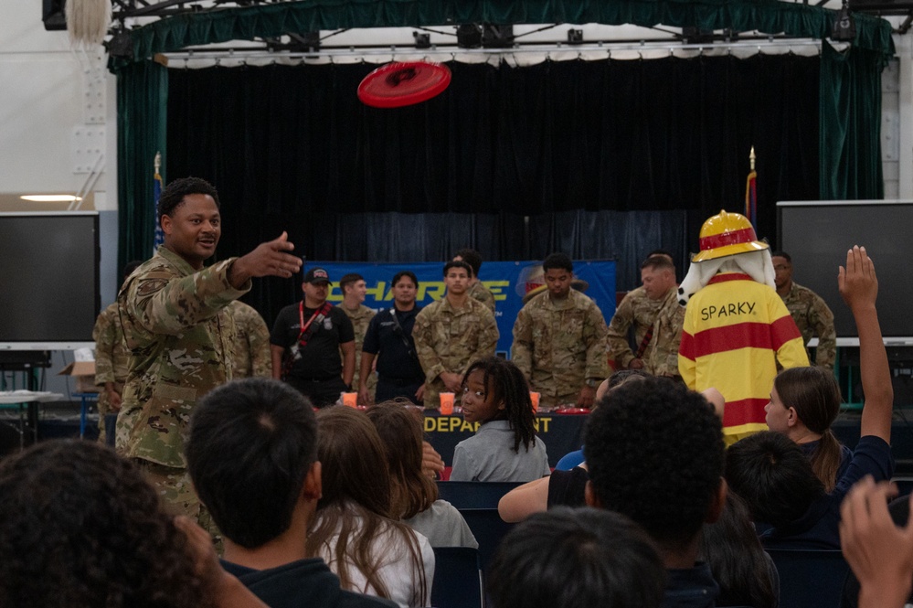 Andersen Fire Department hosts 2025 Fire Prevention Week Pep Rally
