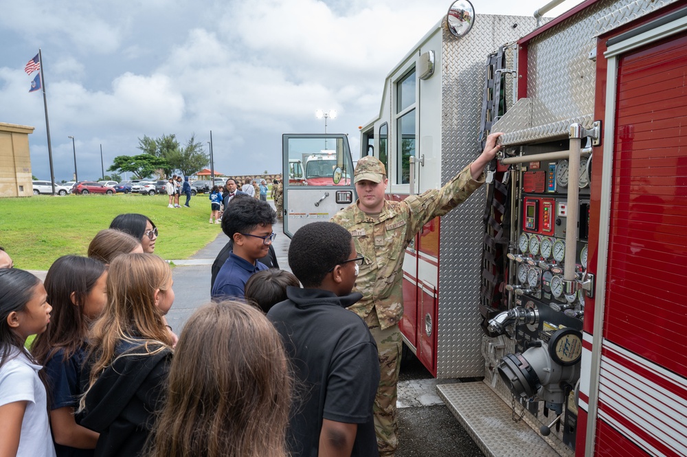 Andersen Fire Department hosts 2025 Fire Prevention Week Pep Rally
