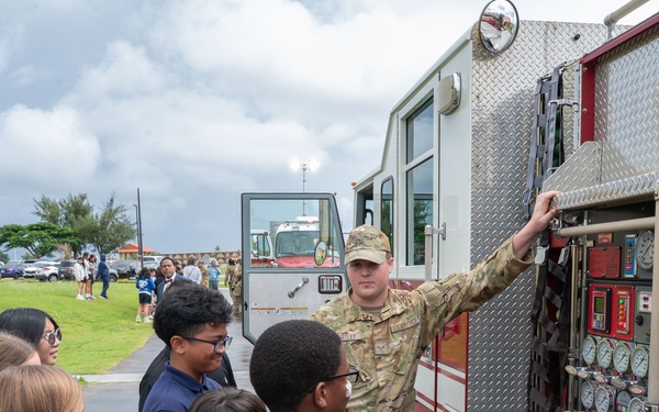 Andersen Fire Department hosts 2025 Fire Prevention Week Pep Rally