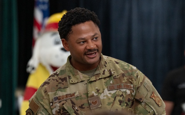 Andersen Fire Department hosts 2025 Fire Prevention Week Pep Rally