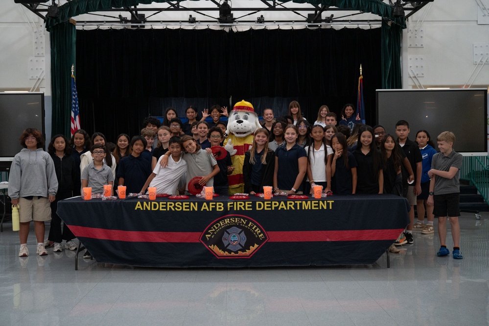 Andersen Fire Department hosts 2025 Fire Prevention Week Pep Rally