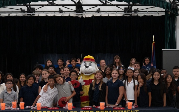 Andersen Fire Department hosts 2025 Fire Prevention Week Pep Rally