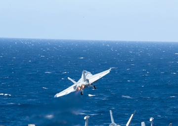 George Washington Conducts Flight Operations